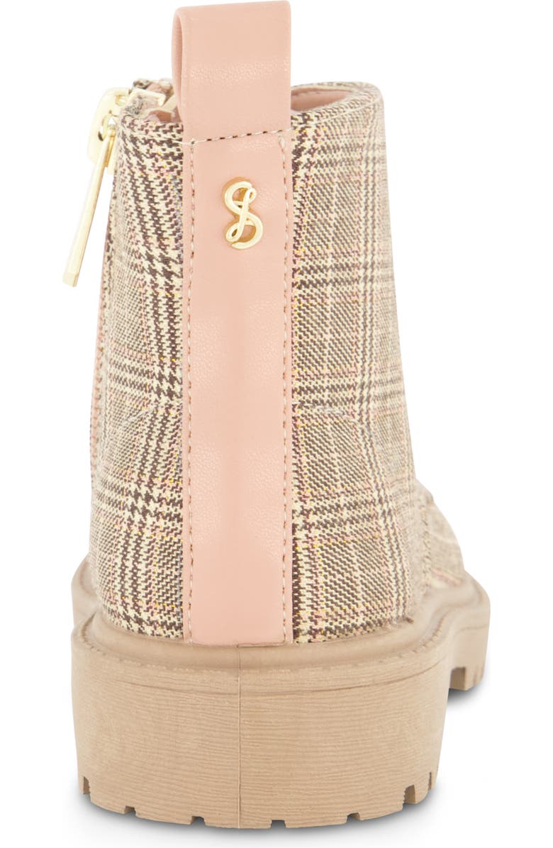 SAM & LIBBY Kids' Houndstooth Plaid Lug Boot, Alternate, color,