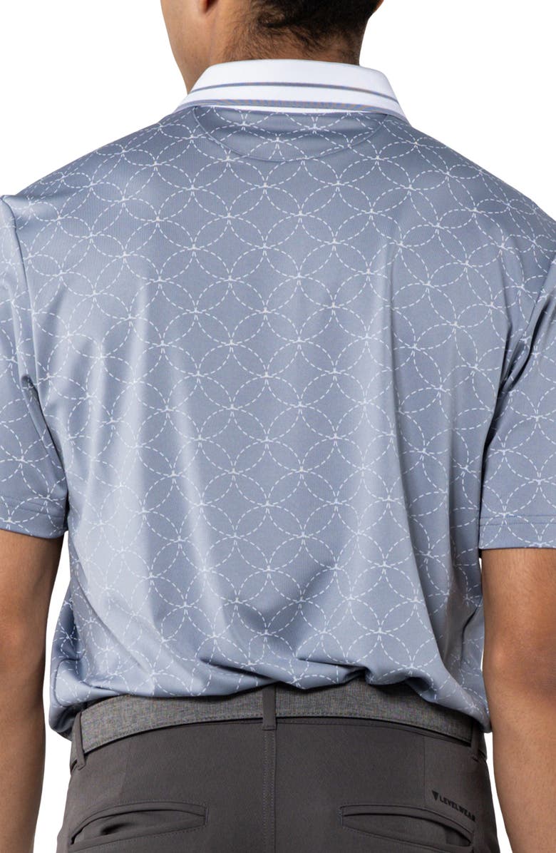 LEVELWEAR Cascase Polo, Alternate, color, Pebble/ White