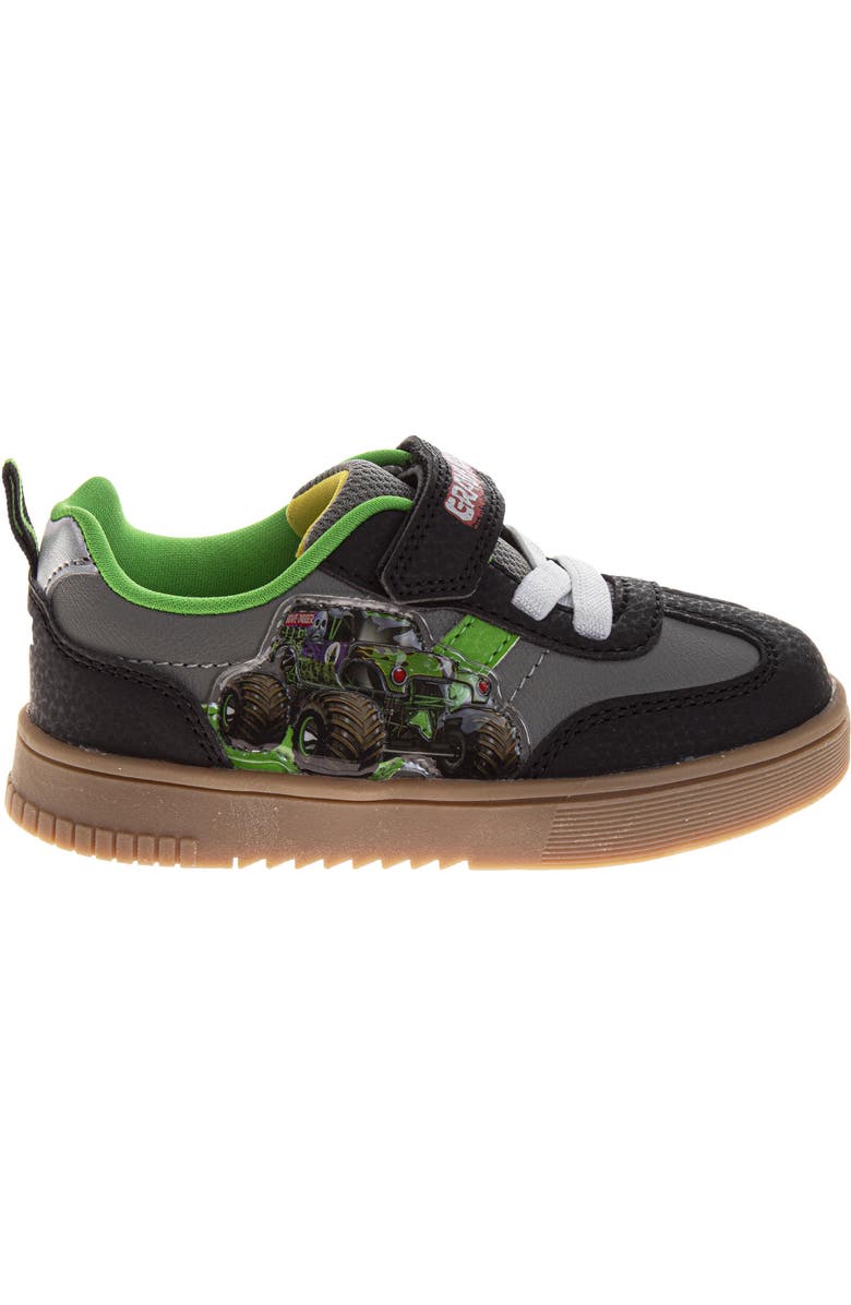 Monster Jam Sneaker, Alternate, color, Black Grey
