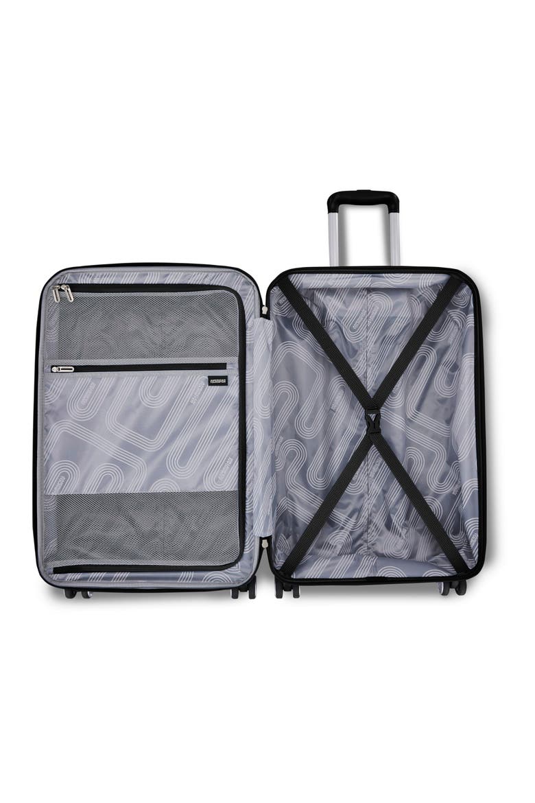 Stratum 3.0 Hardside Expandable 24" Medium Checked Luggage, Alternate, color, Black