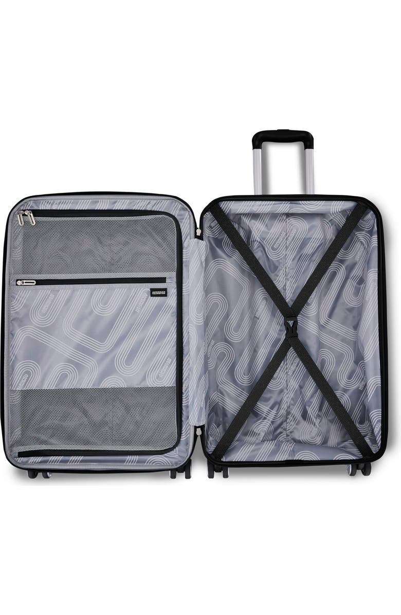 AMERICAN TOURISTER Stratum 3.0 Hardside Expandable 24" Medium Checked Luggage, Alternate, color, Black