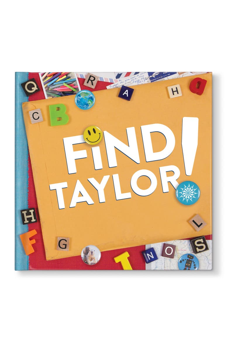 'Find Me!' Personalized Finder Book, Main, color, RED