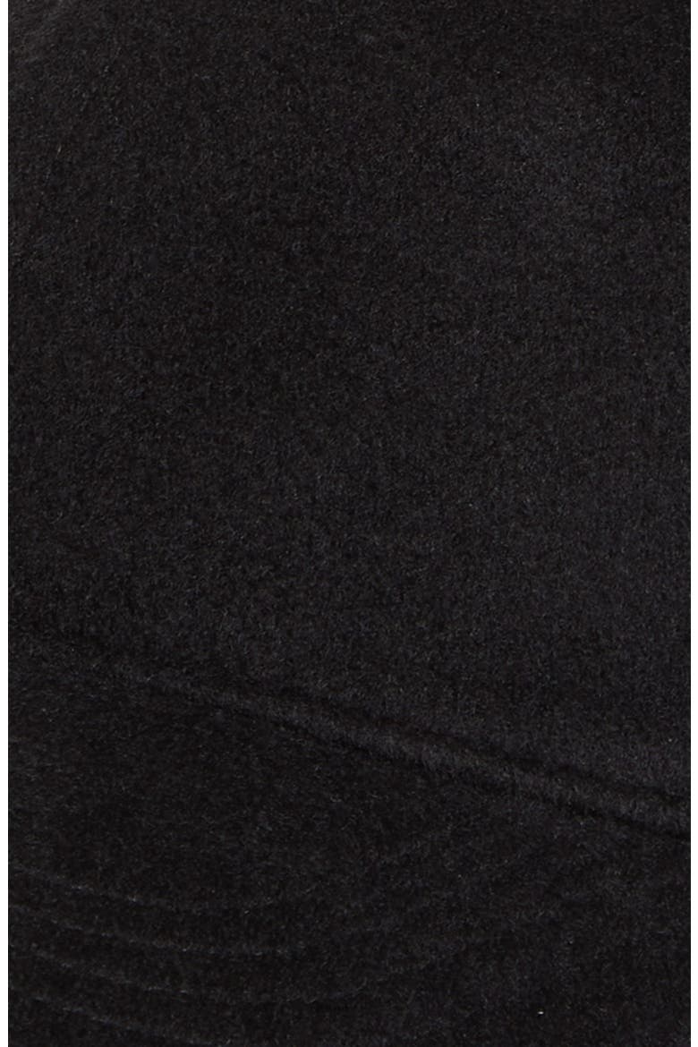 Totême Wool & Cashmere Baseball Cap, Alternate, color, BLACK