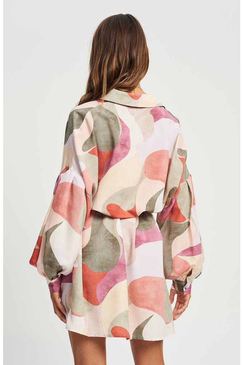 Bligh Shirt Dress, Alternate, color, Abstract Tonal