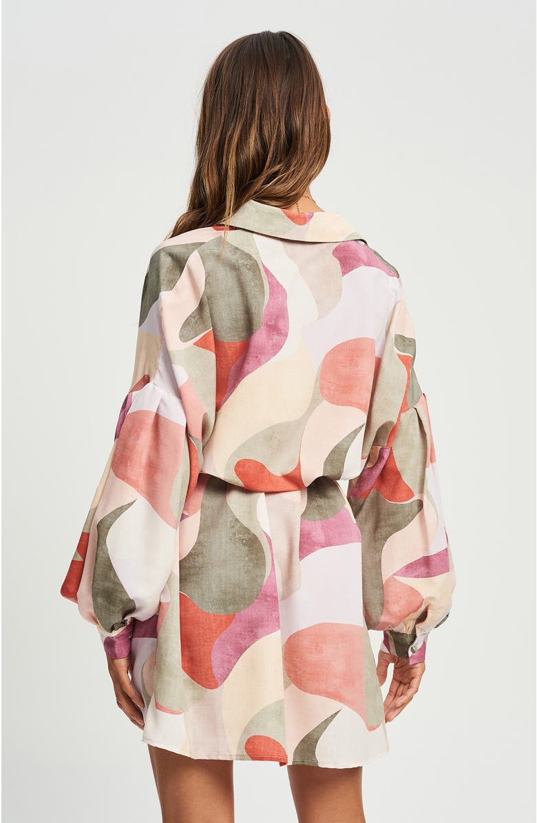 ST MRLO Bligh Shirt Dress, Alternate, color, Abstract Tonal