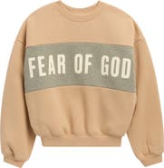 Fear of God Essentials Kids' Logo Panel Sweatshirt