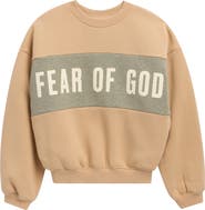Fear of God Essentials Kids' Logo Panel Sweatshirt
