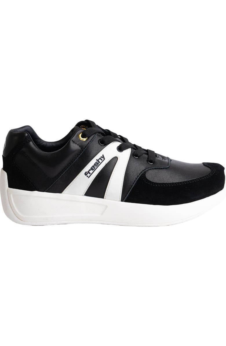 Freshy Supafly Nites Sneaker, Main, color, Black/White