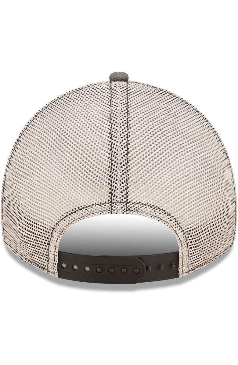 New Era Men's New Era Black/Cream Inter Miami CF 9TWENTY Washed Denim Snapback Hat, Alternate, color,