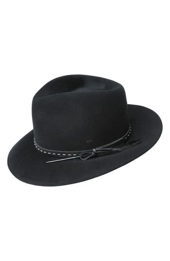 Bailey Colby Wool Fedora In Black