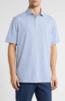 Linden Stripe Performance Jersey Polo