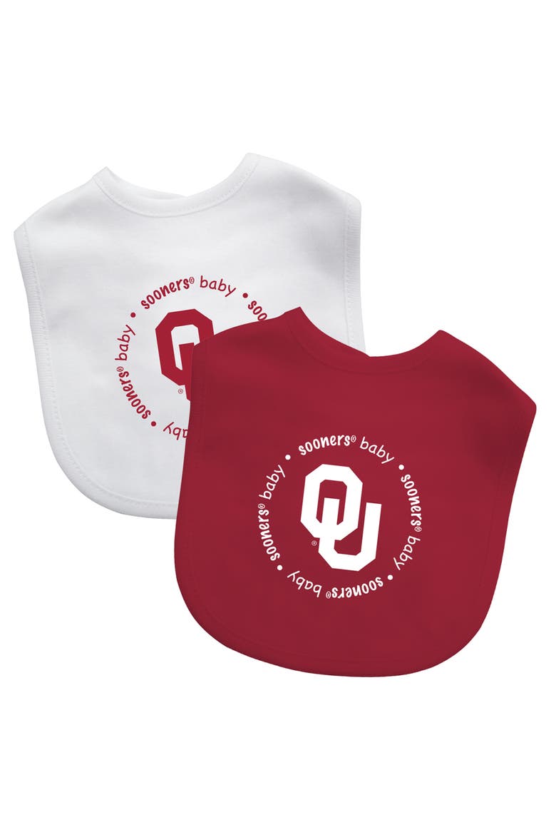 Oklahoma Sooners - Baby Bibs 2-Pack, Main, color, Red