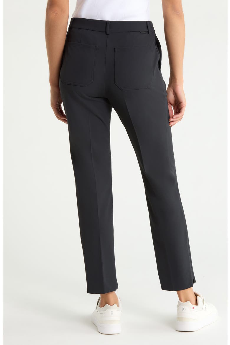 Tux Shadow Stretch Straight Leg Trousers, Alternate, color, ONYX