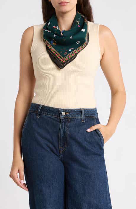 Whimsical Square Scarf