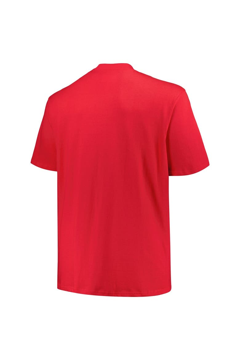Men's Profile Scarlet Ohio State Buckeyes Big & Tall Team T-Shirt, Alternate, color, Scarlet