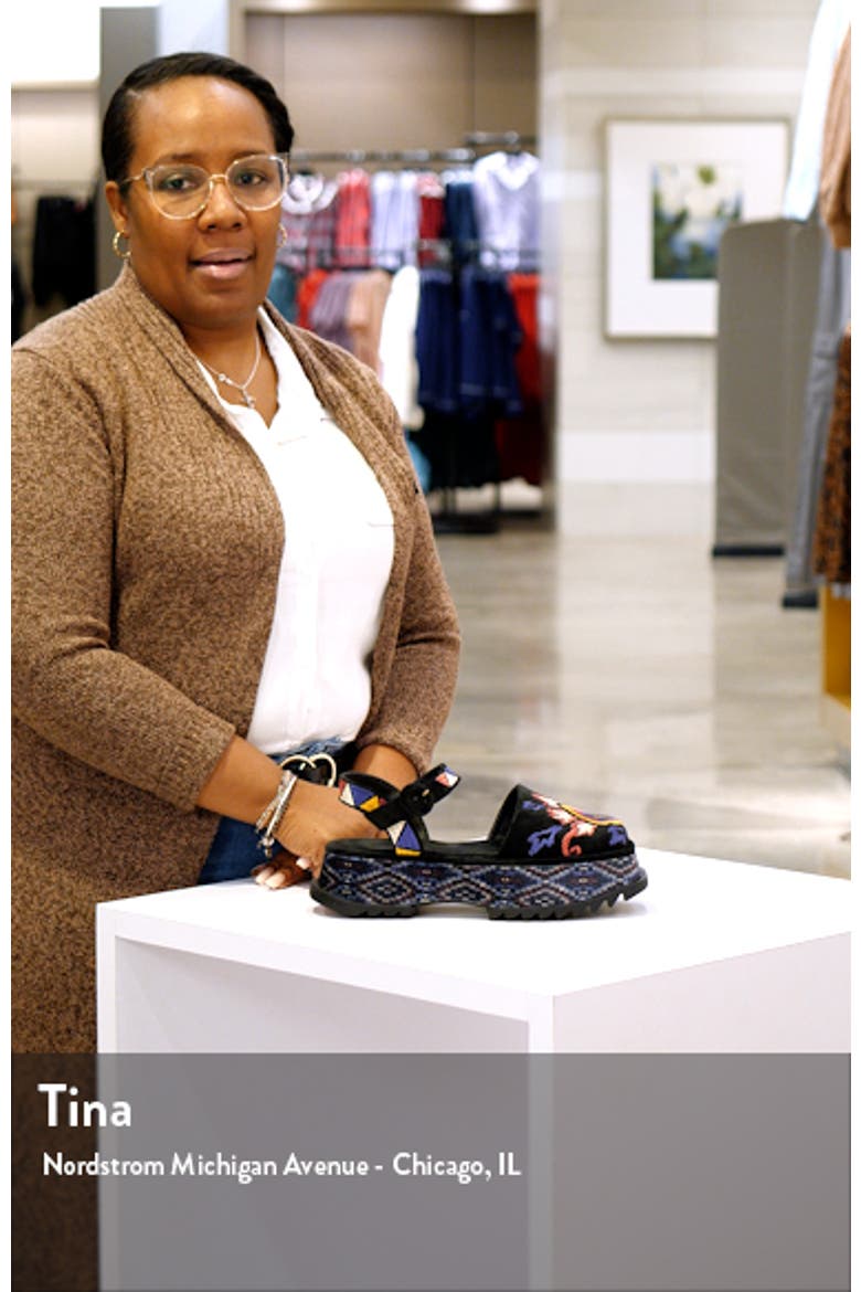 Embroidered Platform Shoe video