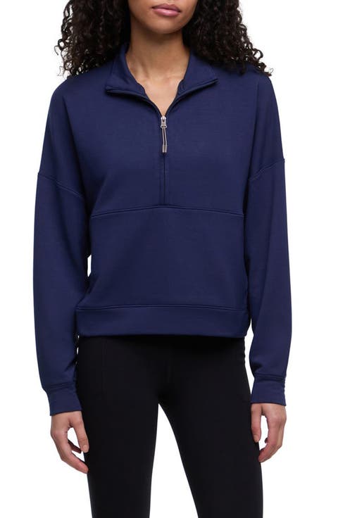 Moxie Half-Zip Pullover Sweatshirt