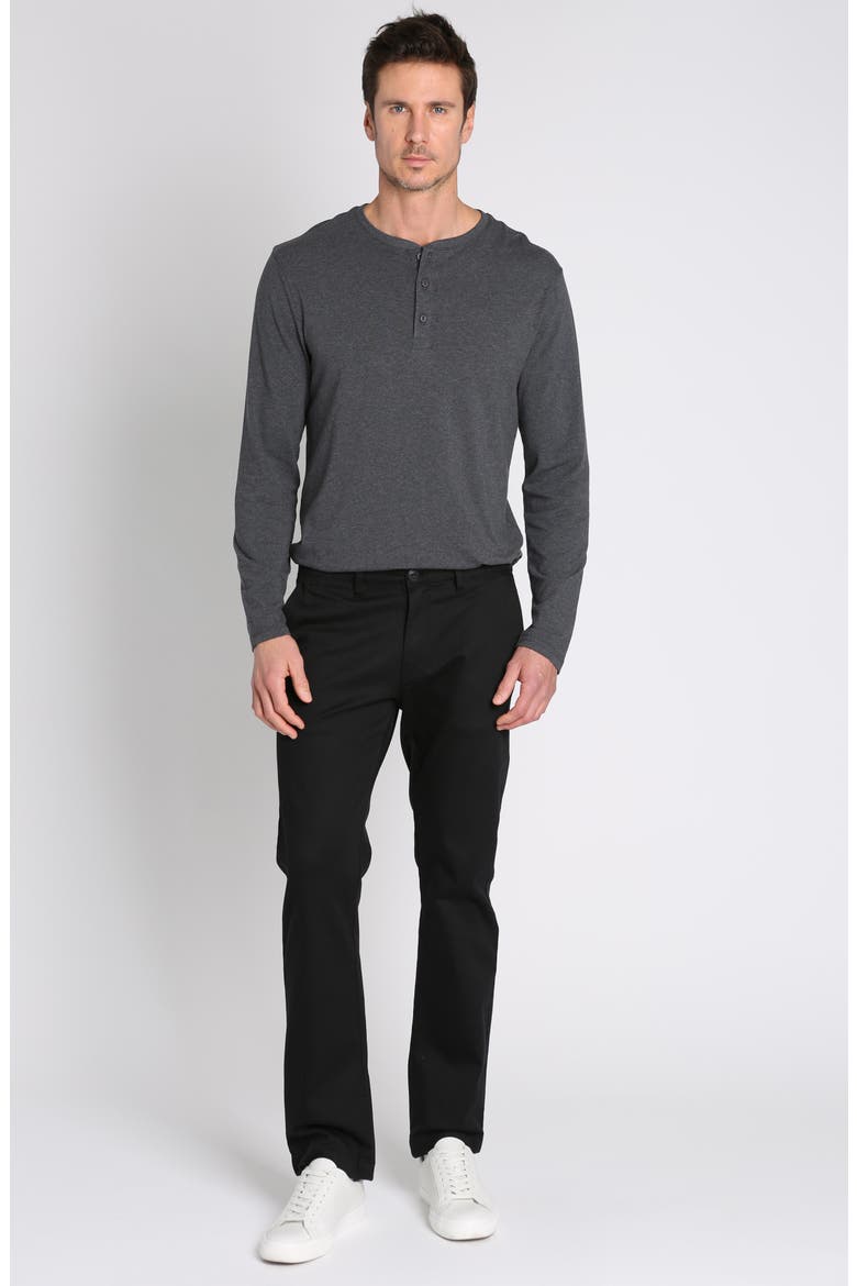 East Hampton Stretch Twill Chinos, Alternate, color, BLACK