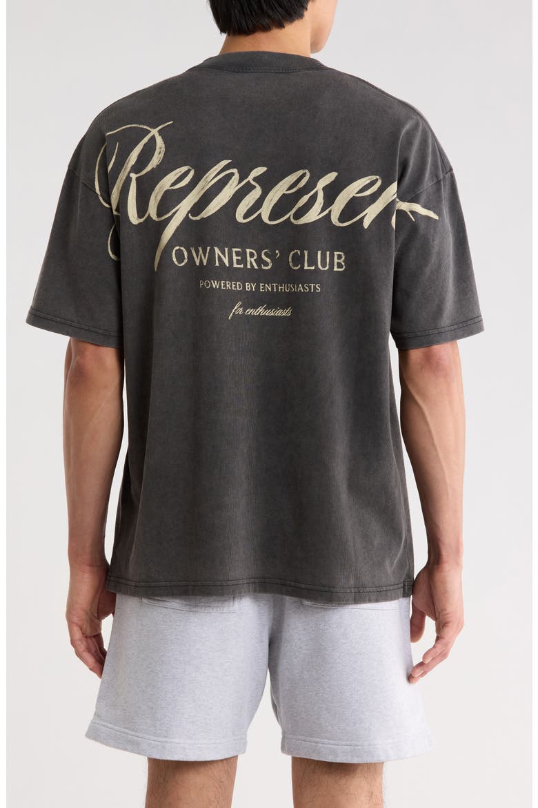 Owners' Club Script Graphic T-Shirt, Alternate, color, VINTAGE GREY