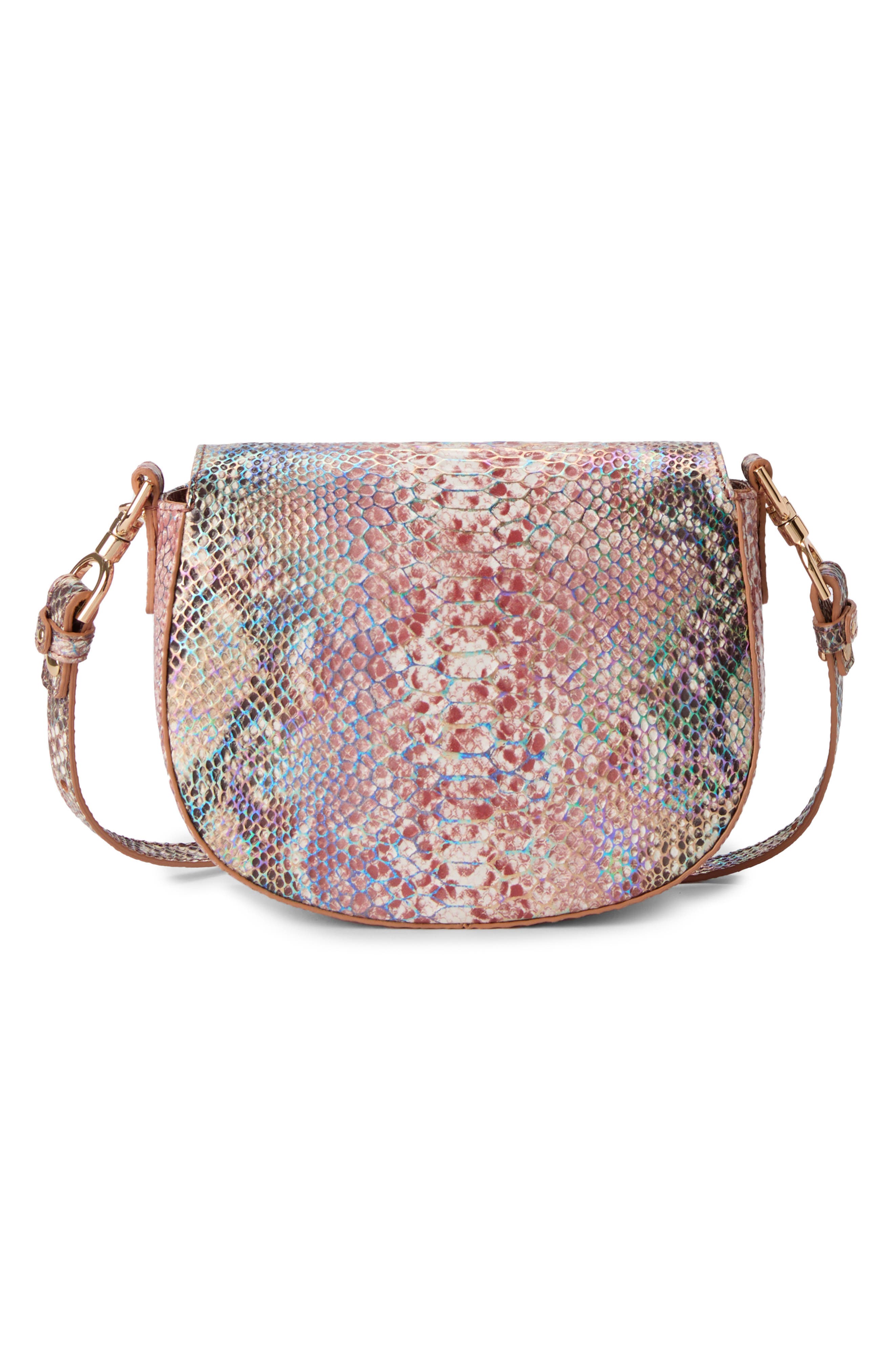 Brahmin Briar Snakeskin Embossed Crossbody Bag, Alternate, color, 