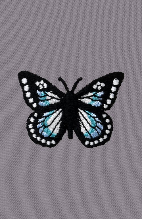 DALIX DALIX BUTTERFLY CROPPED HOODIE 