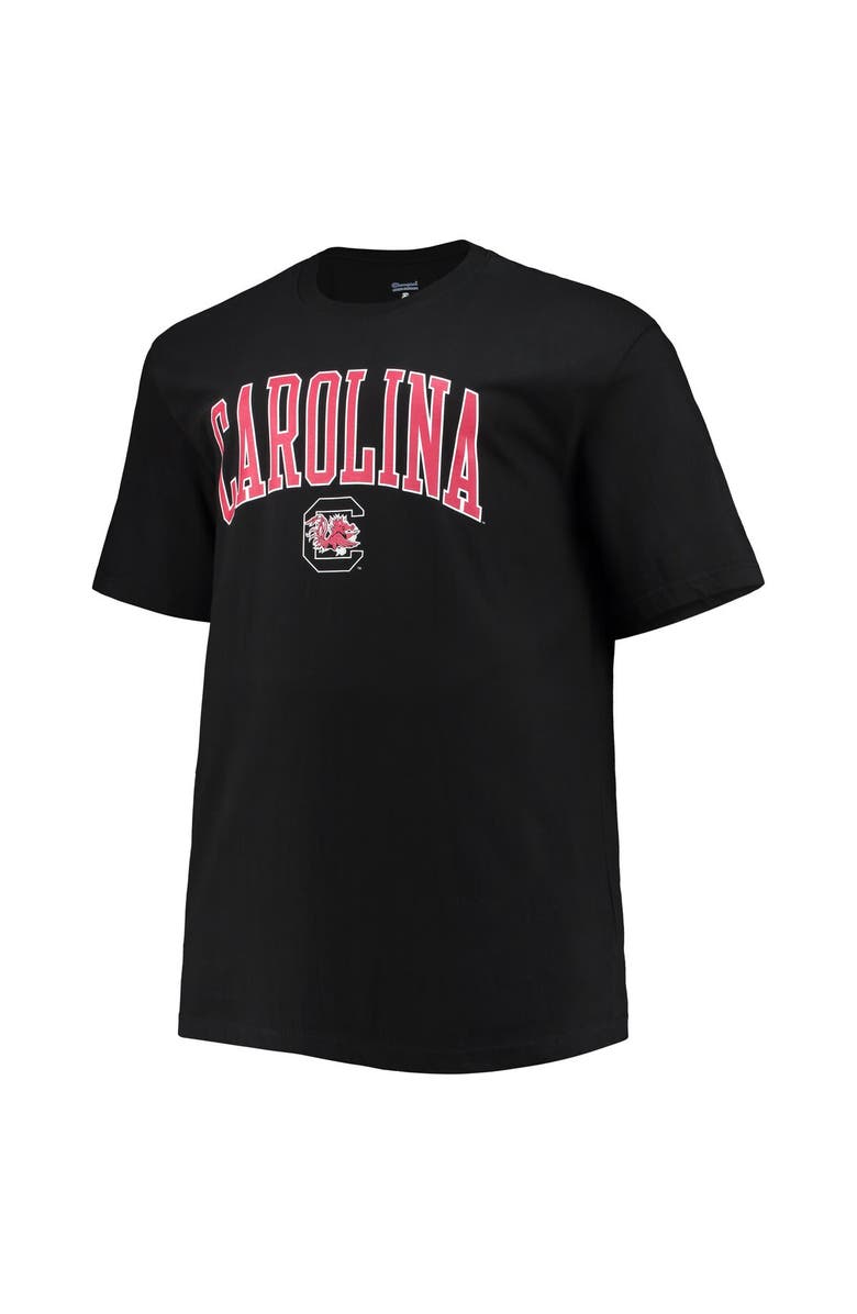 Champion Men's Champion Black South Carolina Gamecocks Big & Tall Arch Over Wordmark T-Shirt, Alternate, color,
