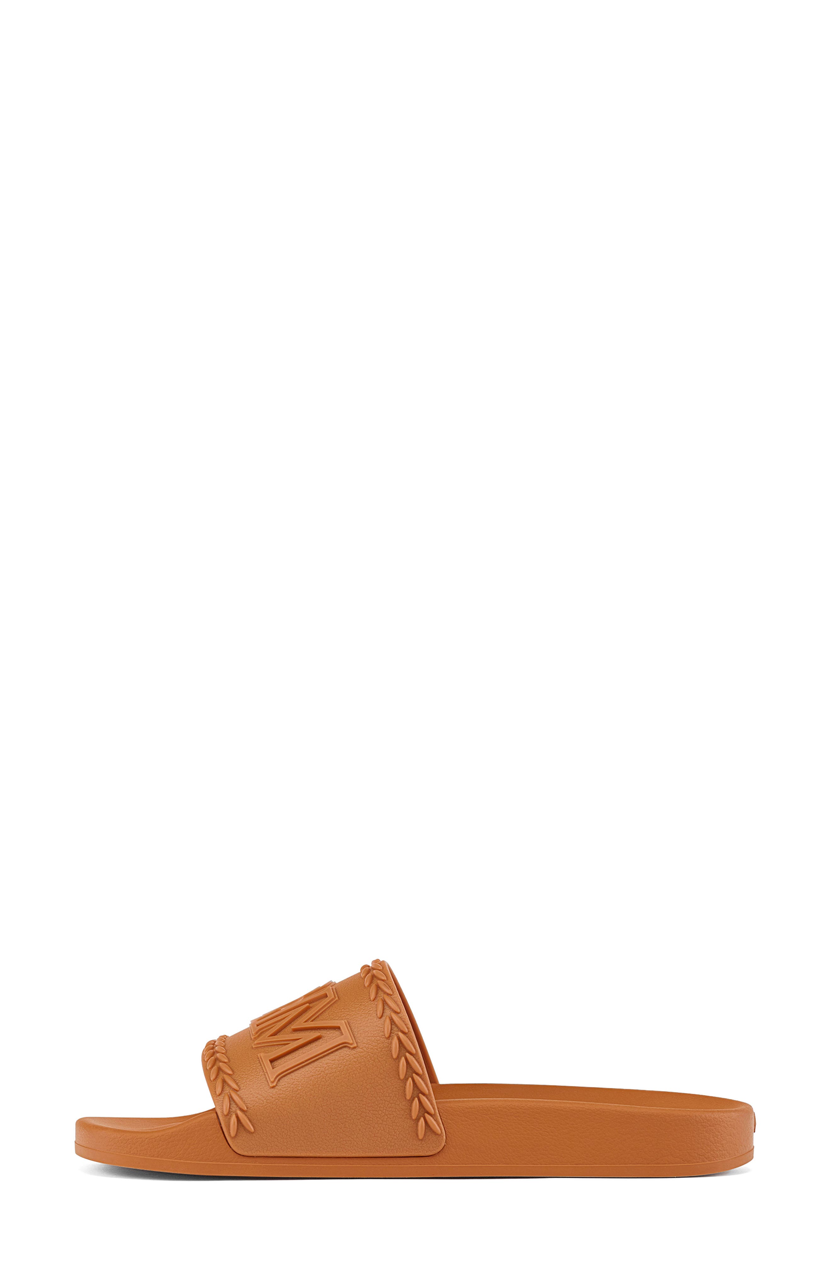 MCM Logo Slide Sandal, Alternate, color, 