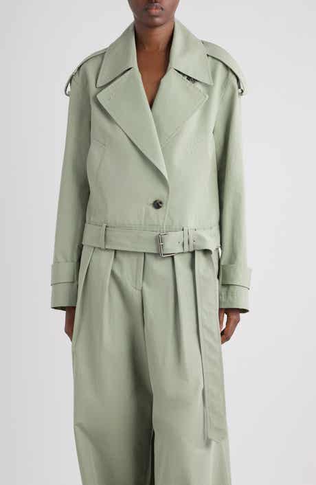 Washed Cotton Poplin Moto Jacket