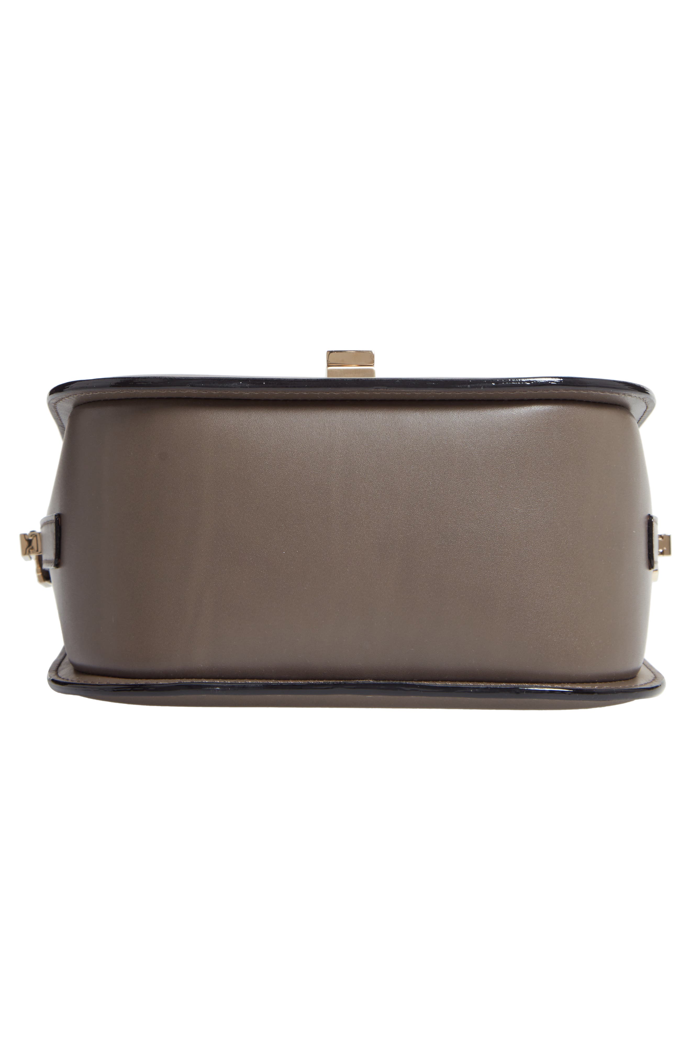Iside Leather Crossbody Bag, Alternate, color, FUMO DI LONDRA