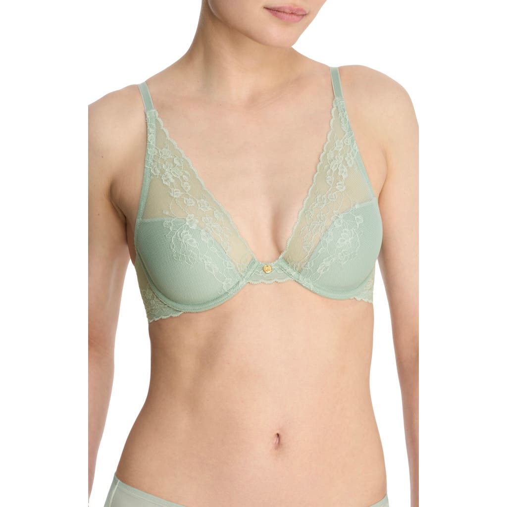 Natori Cherry Blossom Convertible Underwire Bra In Meadow