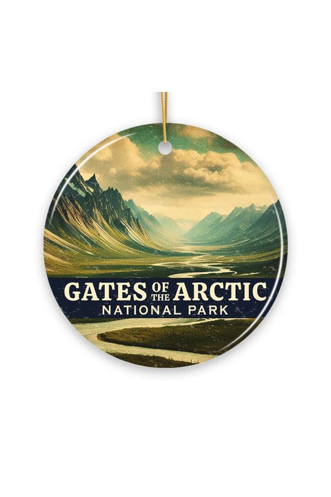 Gates Of The Arctic Valley Vista Ornament