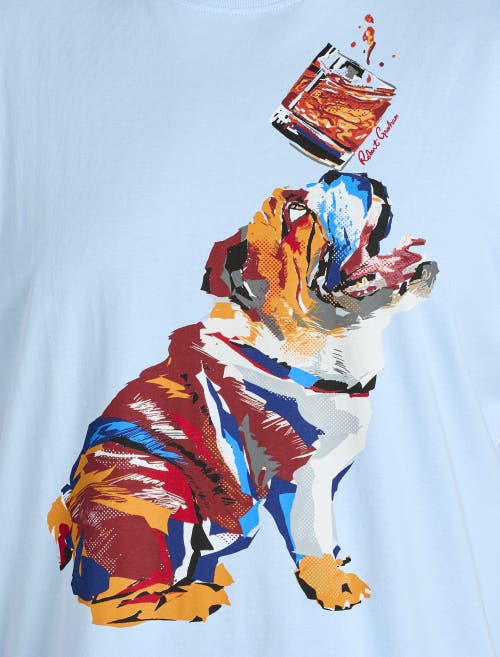 Robert Graham Dxl Big & Tall Whiskey Dog Graphic Tee