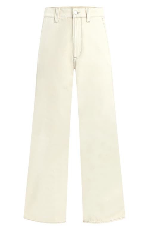 Hudson Jeans Luca Wide Leg Carpenter Pants In Silver Birch