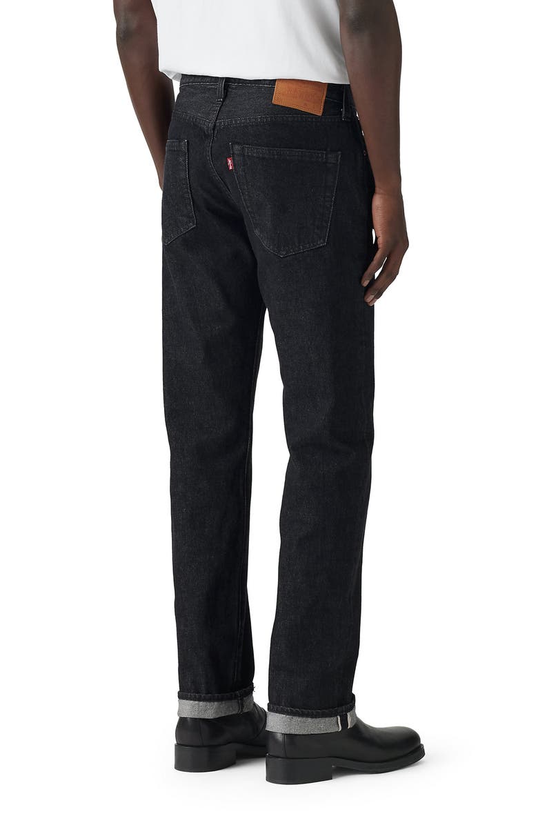 Levi's<sup>®</sup> 501<sup>®</sup> Original Straight Leg Jeans, Alternate, color, Big Step Rinse Selvedge