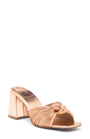 Jeffrey Campbell Melonger Block Heel Sandal In Multi