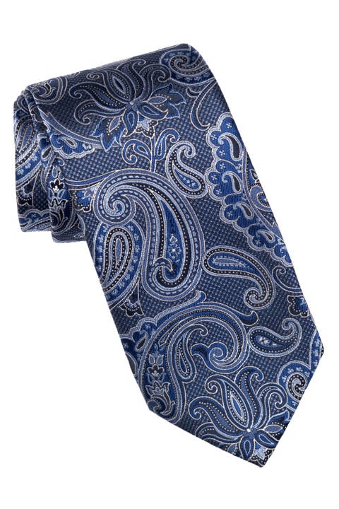 Pavia - Extra Long Silk Jacquard Tie for Men