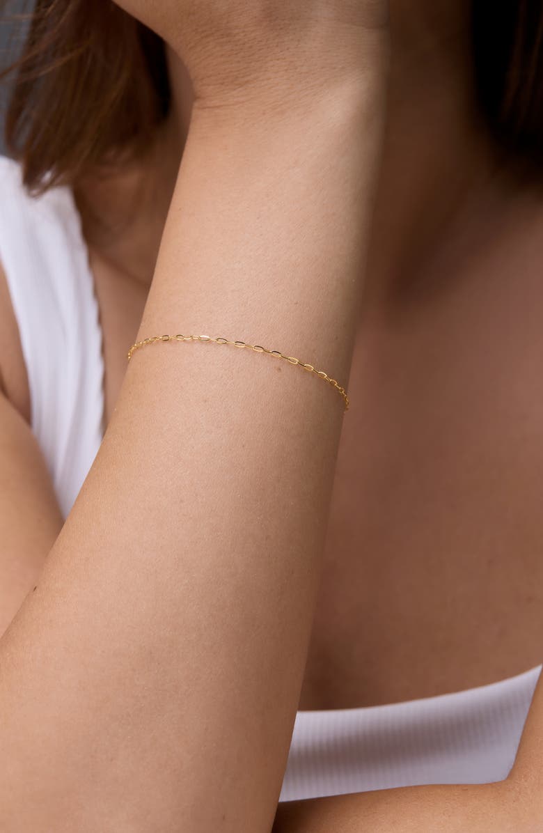 Bony Levy 14K Gold Oval Link Bracelet, Alternate, color, 
