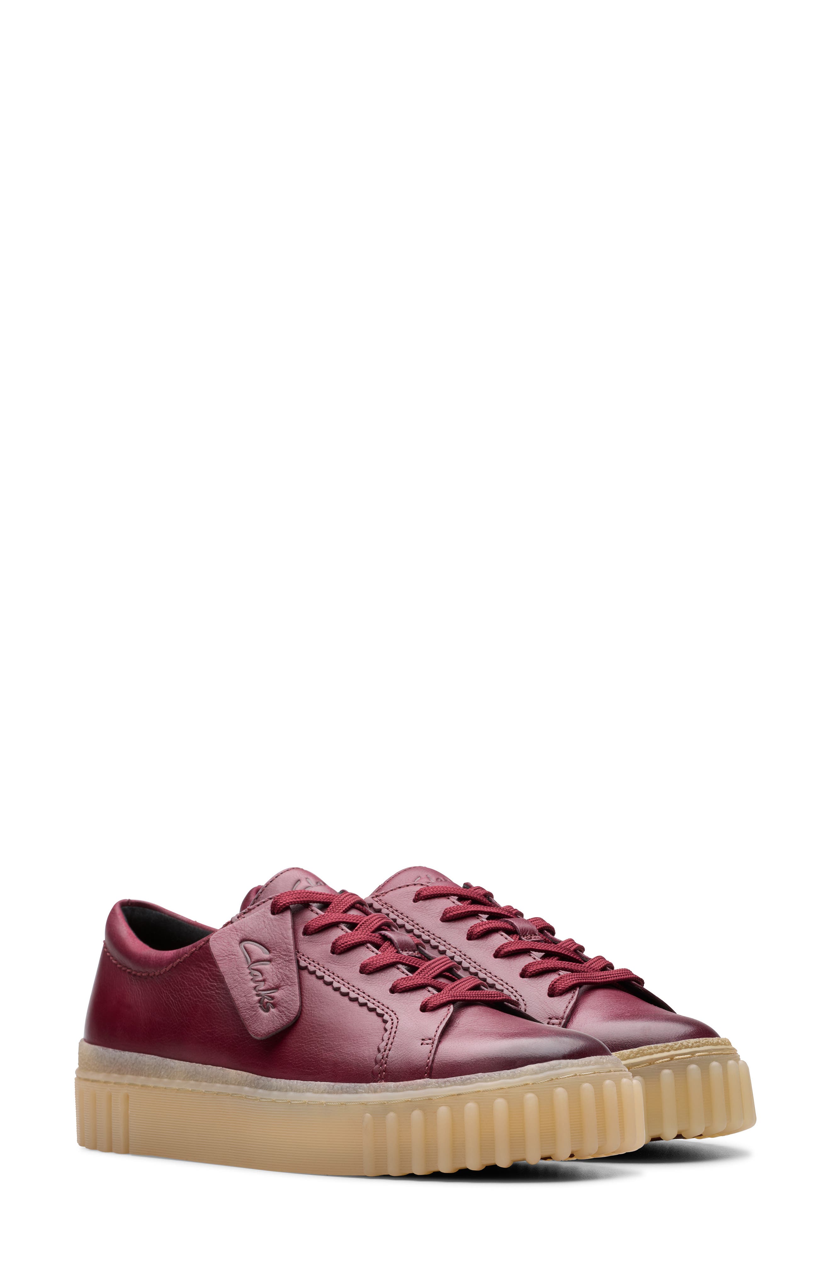 Mayhill Walk Sneaker, Alternate, color, BURGUNDY LEATHER