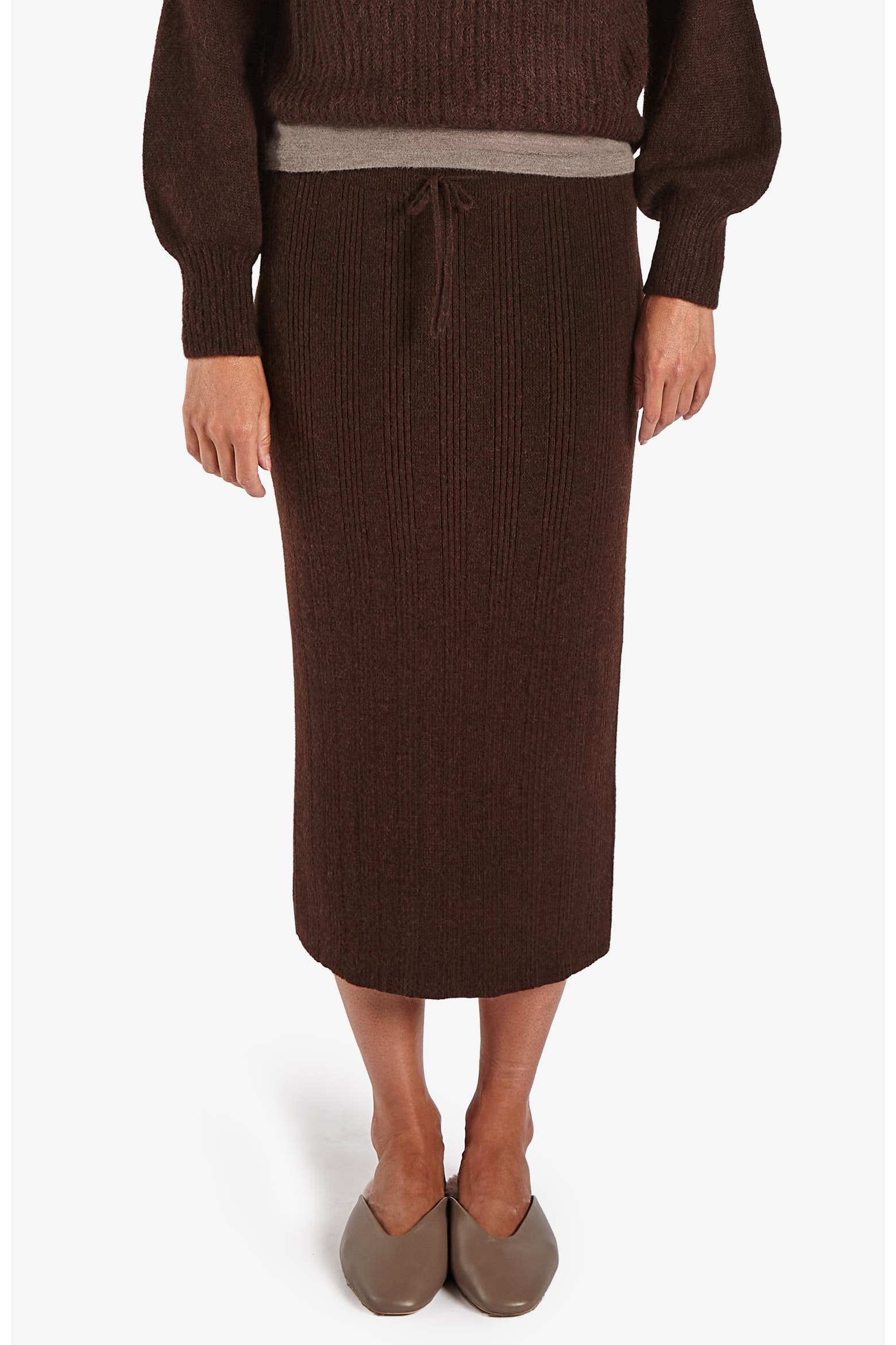Cross On Rib oyun Column Rib Skirt (Women) | Nordstrom