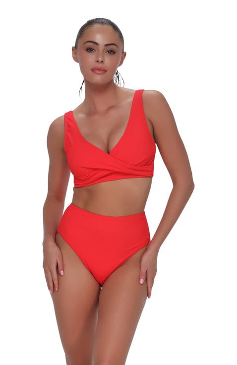 Astrid High Waist Bikini Swim Bottoms