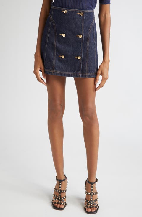 The Clara Denim Miniskirt (Tigris)