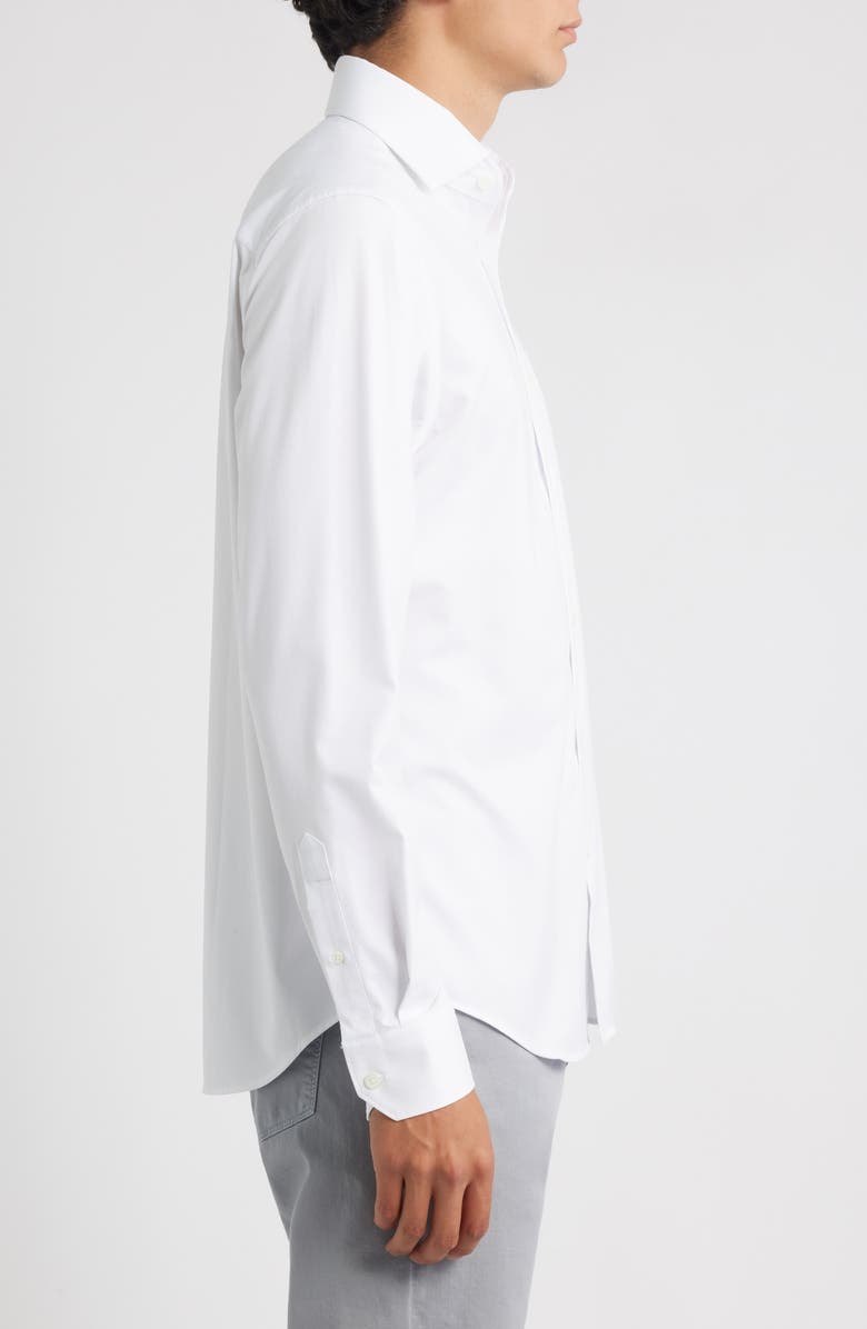 Bugatchi Devon OoohCotton<sup>®</sup> Button-Up Shirt, Alternate, color, White