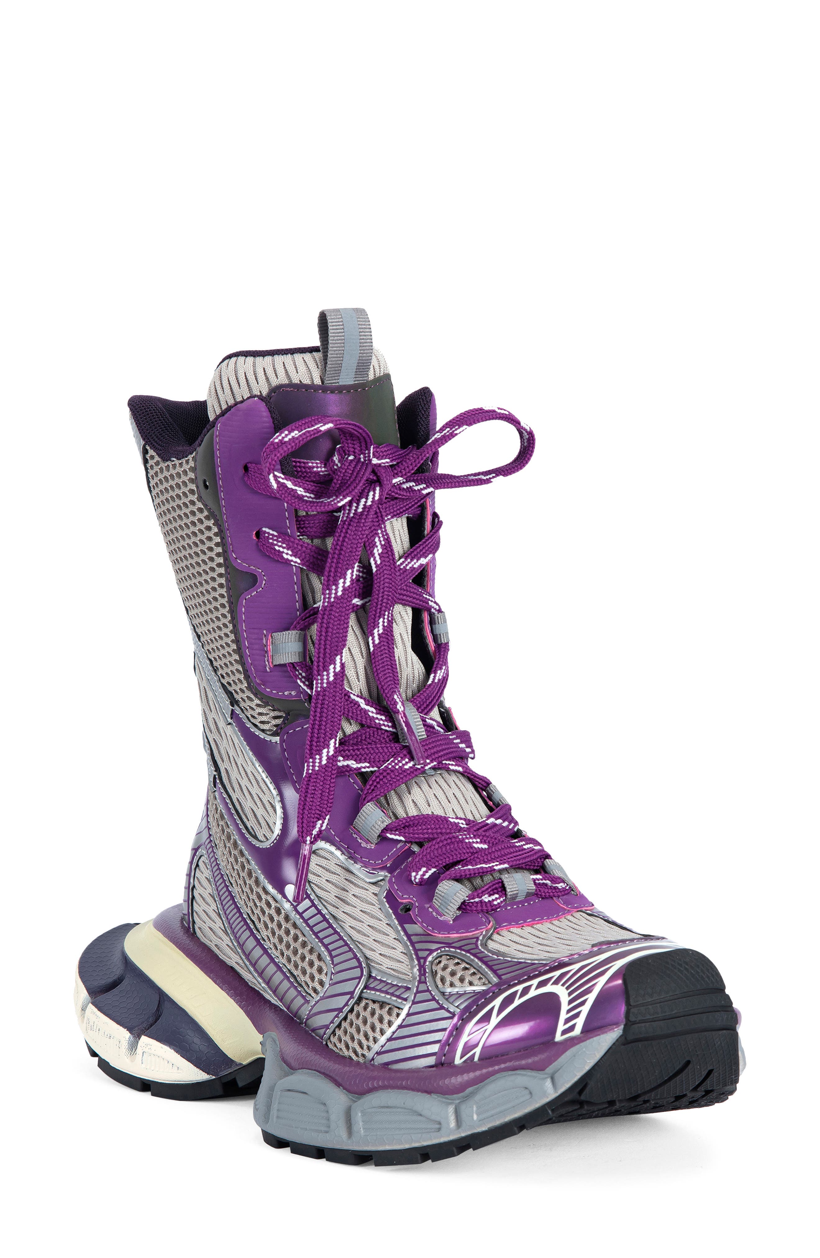 Yvonne High Top Sneaker, Main, color, PURPLE