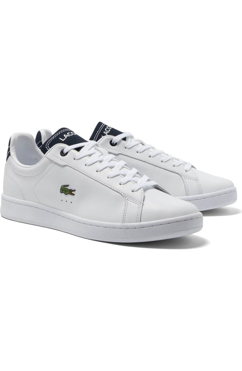 Lacoste Carnaby Pro Sneaker, Main, color, White/ Navy
