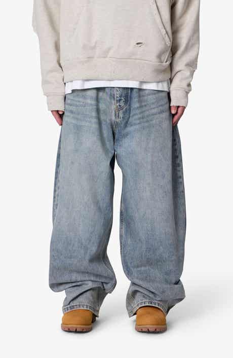 Mega Baggy Waxed Denim Jeans