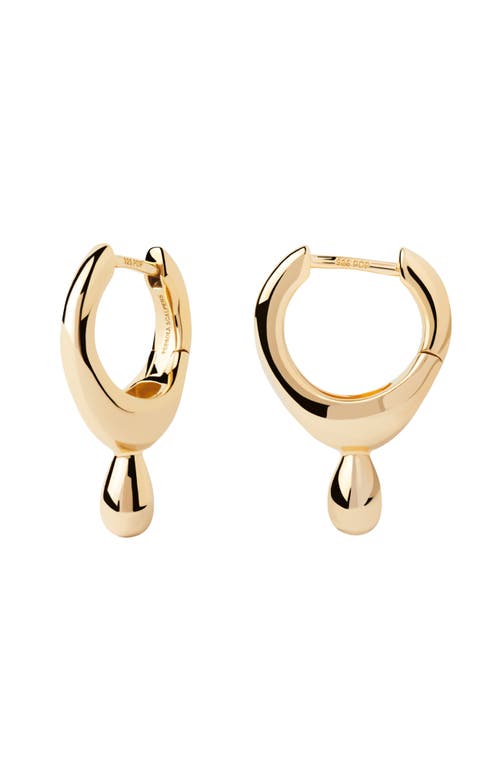 Pdpaola Lava Hoops In Gold