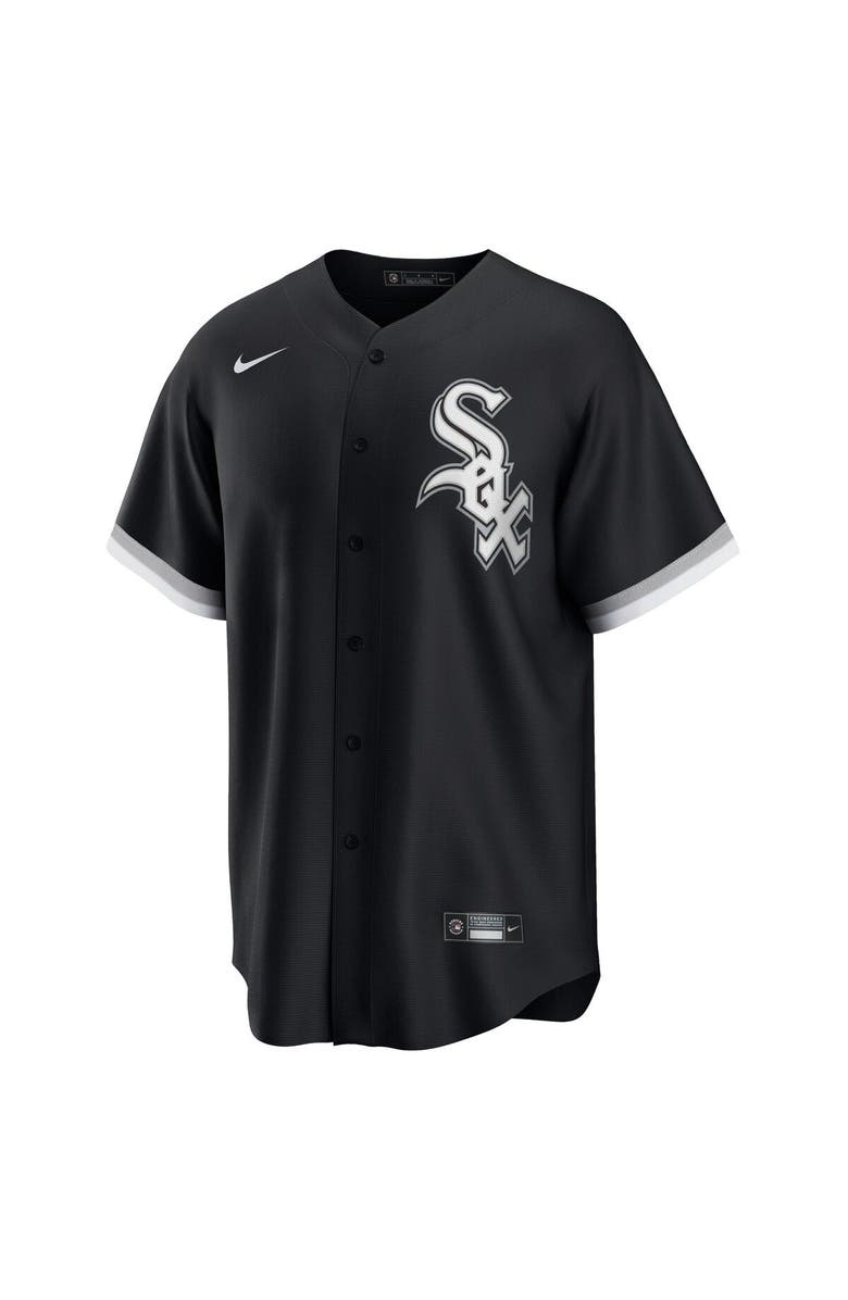 Nike Men's Nike Yoan Moncada Black Chicago White Sox Alternate Replica Player Name Jersey, Alternate, color, 
