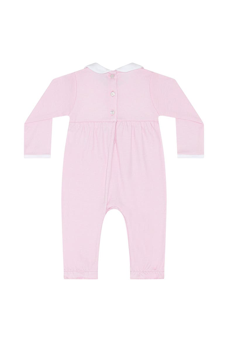 Nellapima Signature Smocked Girls Playsuit - Baby, Alternate, color, White