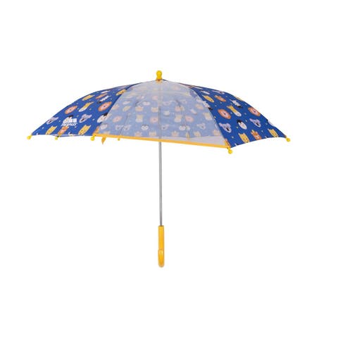 Childrens/kids Drizzle Animal Print Stick Umbrella