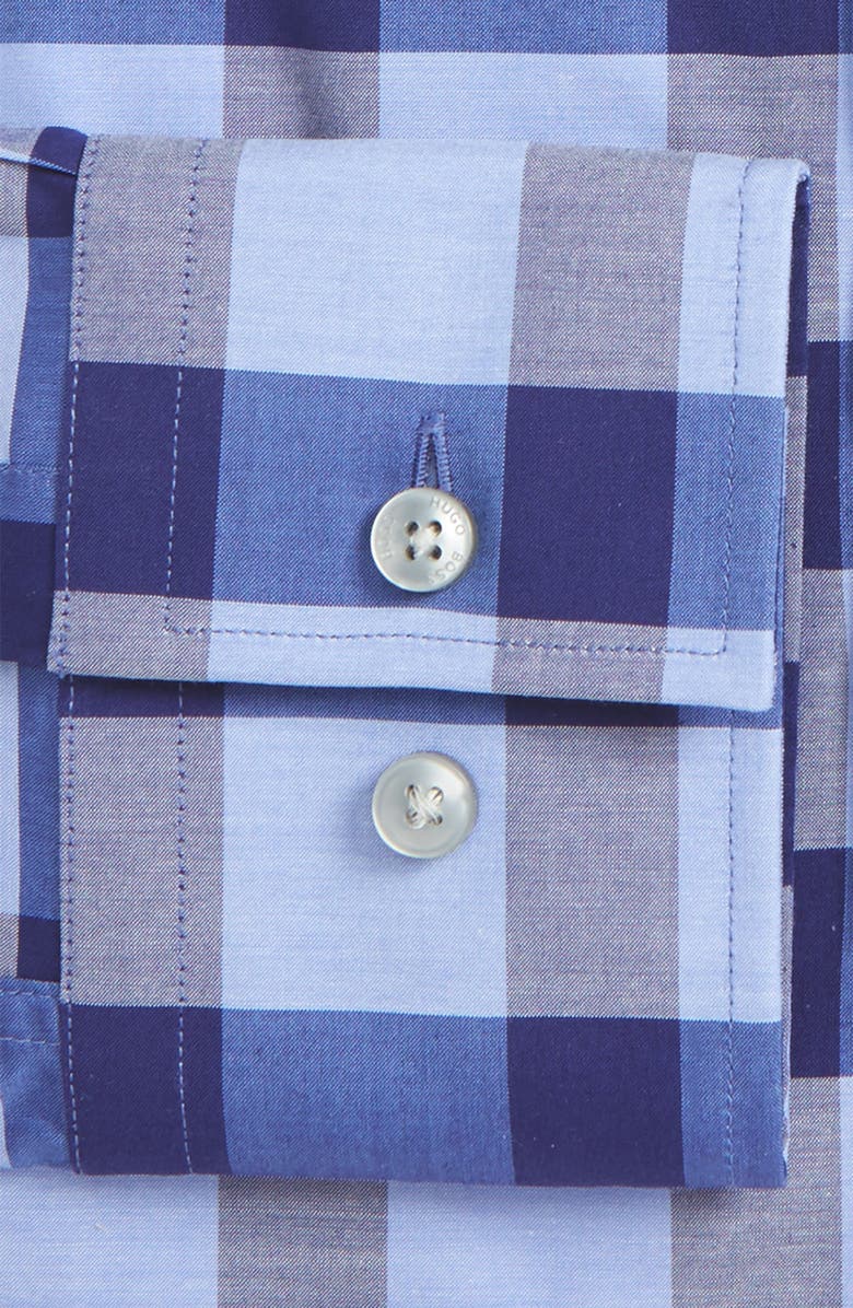 BOSS Jason Slim Fit Easy Iron Check Dress Shirt, Alternate, color, 